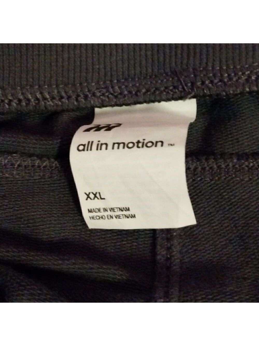 NWT Women's French Terry Shorts 3.5" - All in Motion  Color Slate   Size XXL - Picture 6 of 11